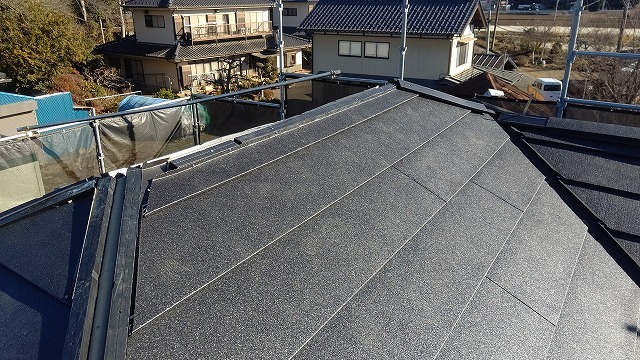 スーパーガルテクト　屋根カバー工事